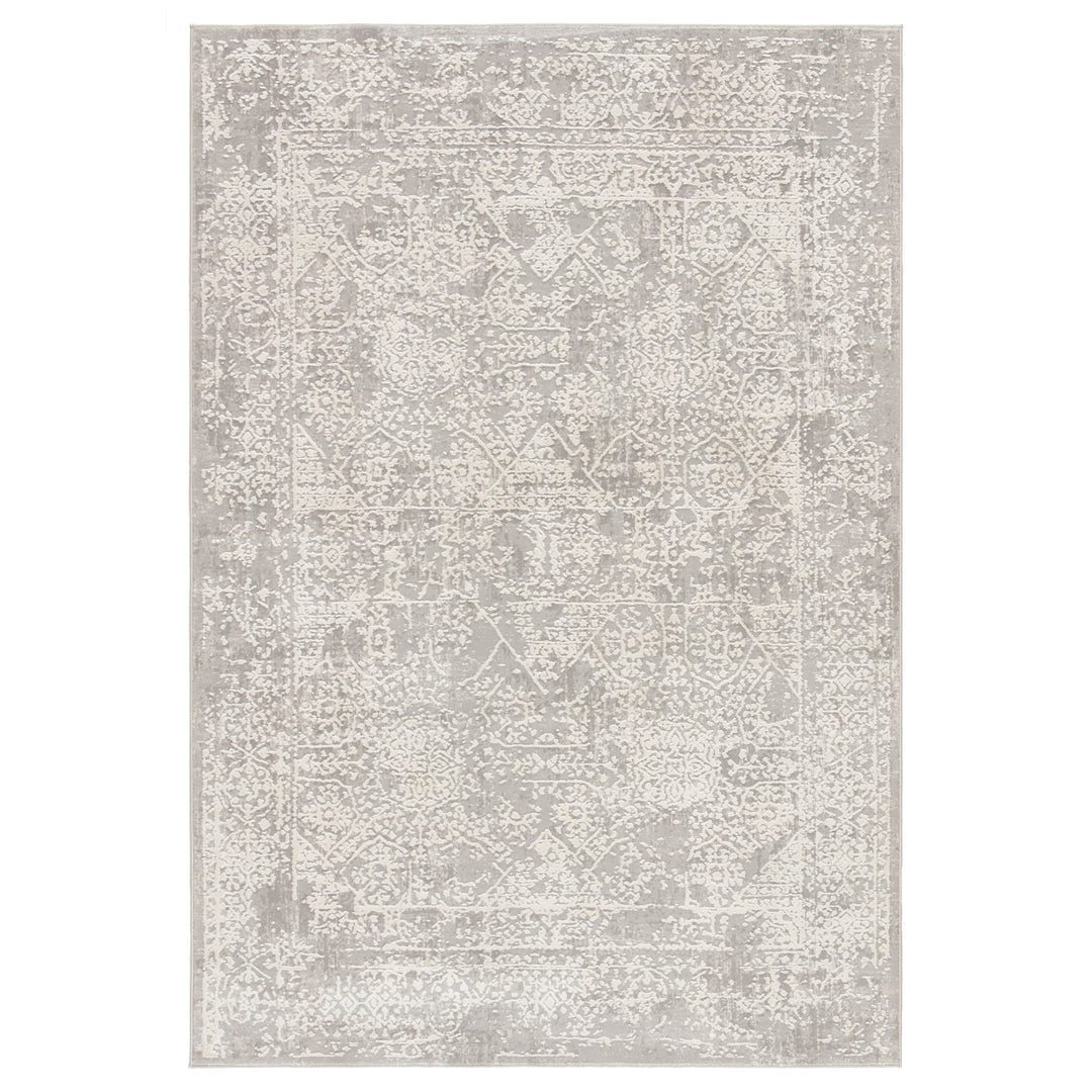 Jaipur Living Lianna Abstract Gray/ White Area Rug (5'3"X7'6")