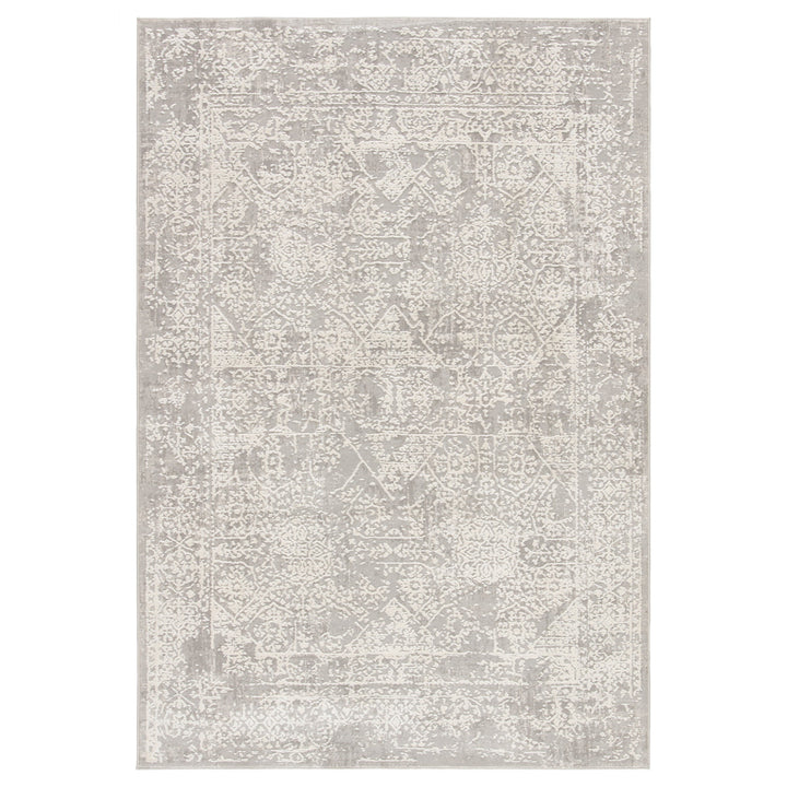 Jaipur Living Lianna Abstract Gray/ White Area Rug (5'3"X7'6")