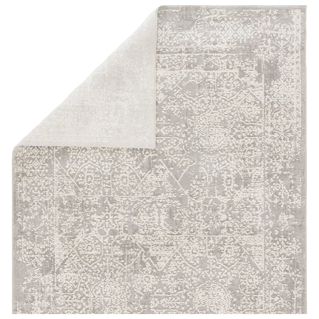 Jaipur Living Lianna Abstract Gray/ White Area Rug (6'7"X9'6")