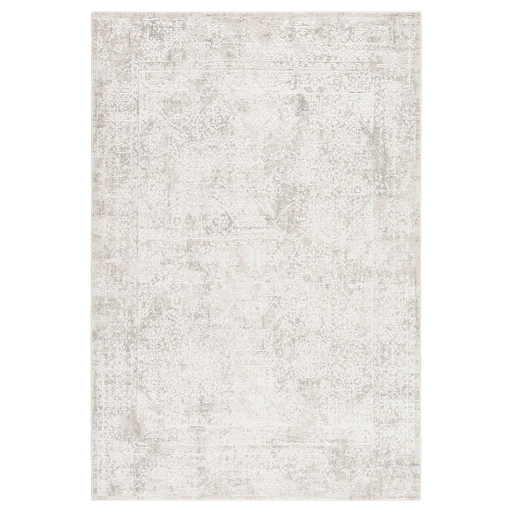 Jaipur Living Lianna Abstract Silver/ White Area Rug (3'11"X5'11")