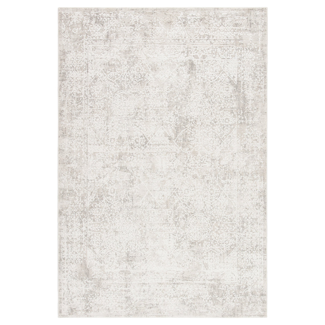 Jaipur Living Lianna Abstract Silver/ White Area Rug (9'2"X11'9")