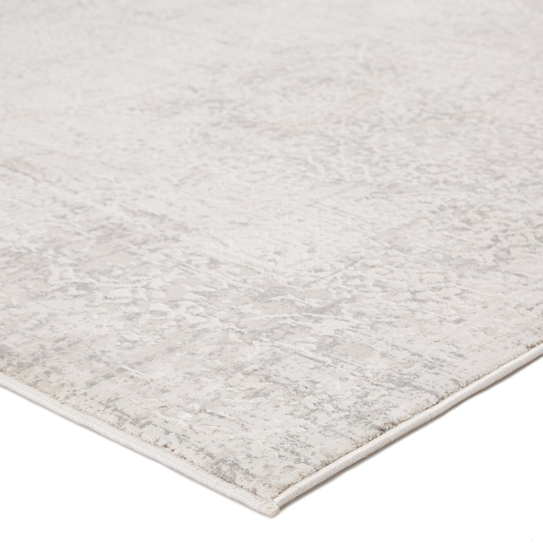 Jaipur Living Lianna Abstract Silver/ White Area Rug (11'10"X14')