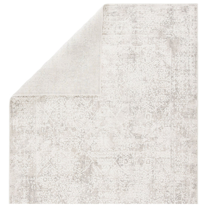 Jaipur Living Lianna Abstract Silver/ White Area Rug (8'X10')