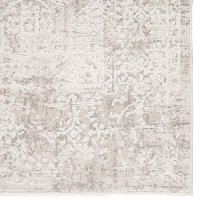 Jaipur Living Lianna Abstract Silver/ White Area Rug (9'2"X11'9")