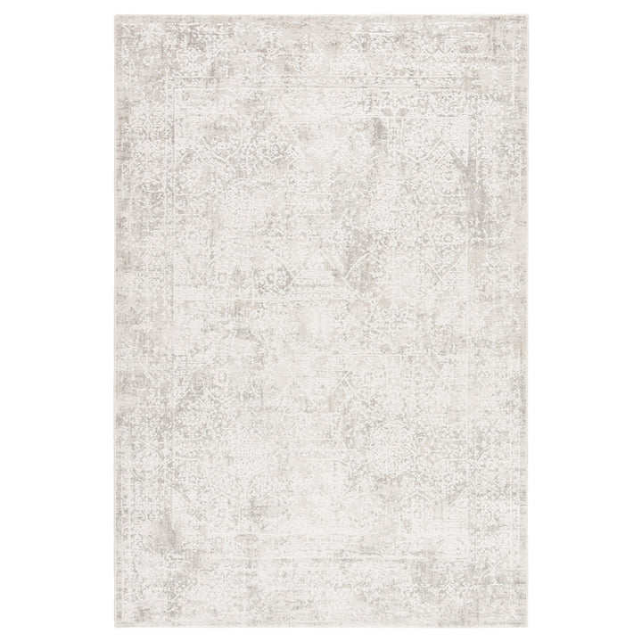 Jaipur Living Lianna Abstract Silver/ White Area Rug (6'7"X9'6")