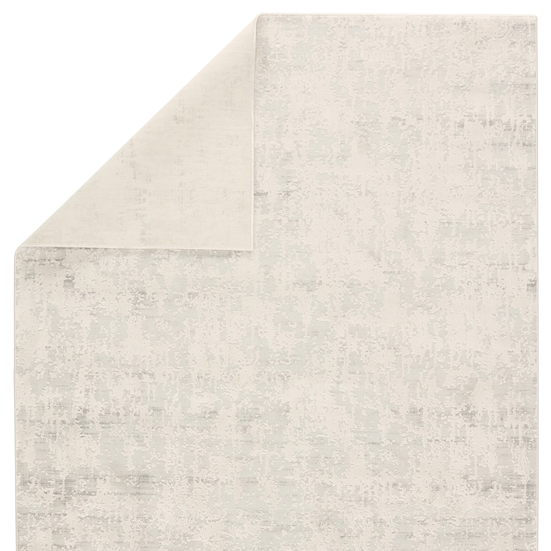 Jaipur Living Arvo Abstract Silver/ Ivory Area Rug (6'7"X9'6")