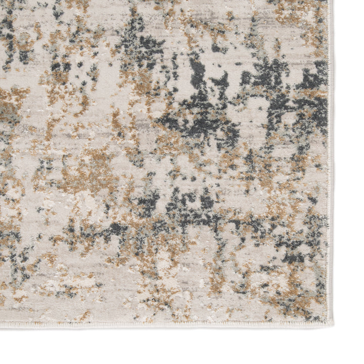 Jaipur Living Arvo Abstract White/ Dark Gray Area Rug (6'7"X9'6")