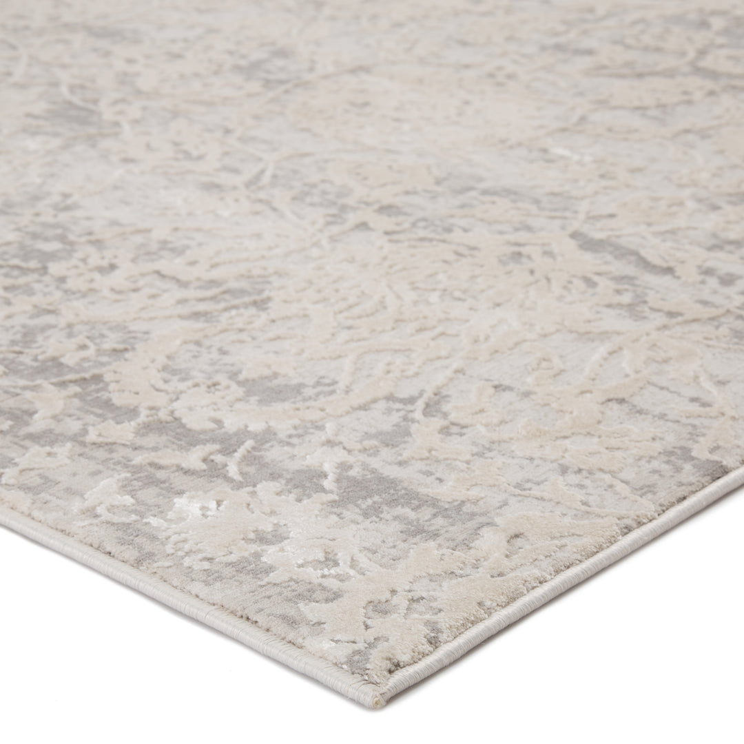 Jaipur Living Alonsa Abstract Gray/ White Area Rug (9'2"X11'9")