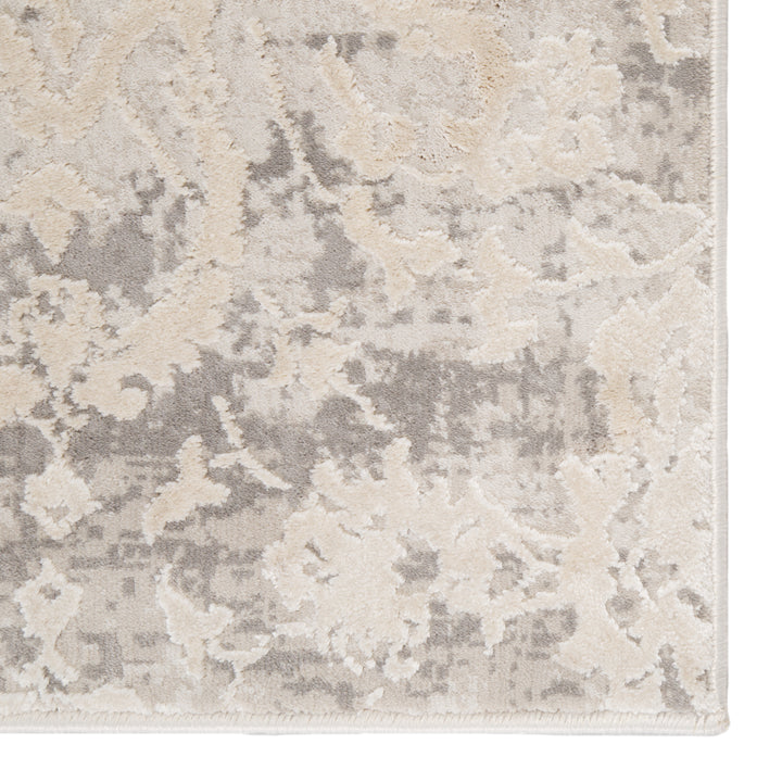 Jaipur Living Alonsa Abstract Gray/ White Area Rug (6'7"X9'6")