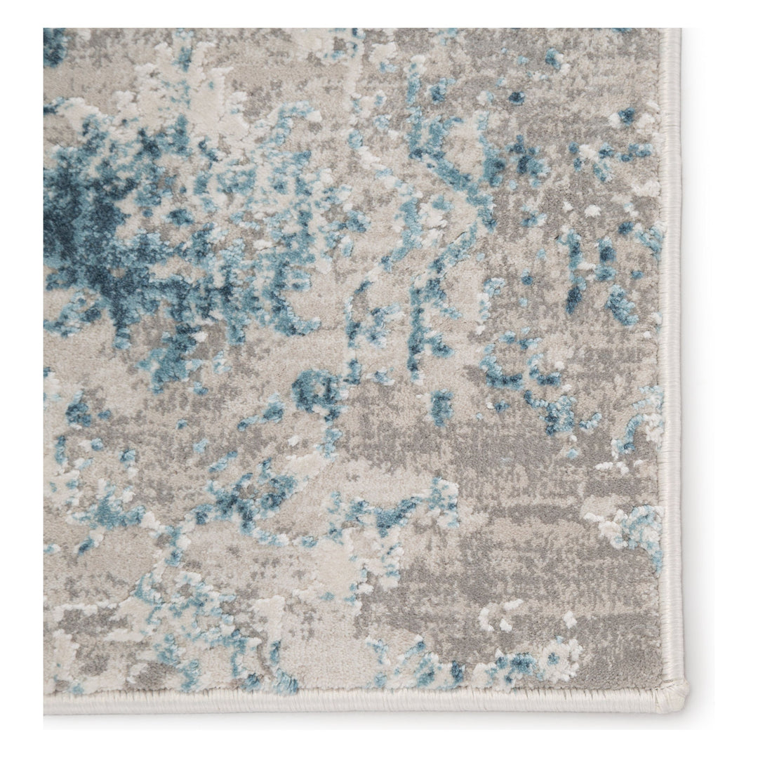 Jaipur Living Siena Damask Blue/ Ivory Area Rug (6'7"X9'6")