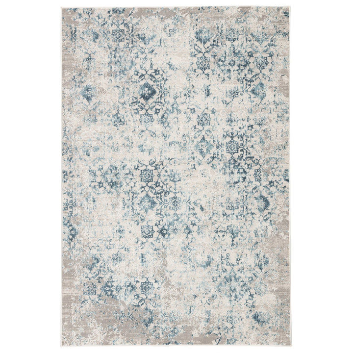 Jaipur Living Siena Damask Blue/ Ivory Area Rug (5'3"X7'6")