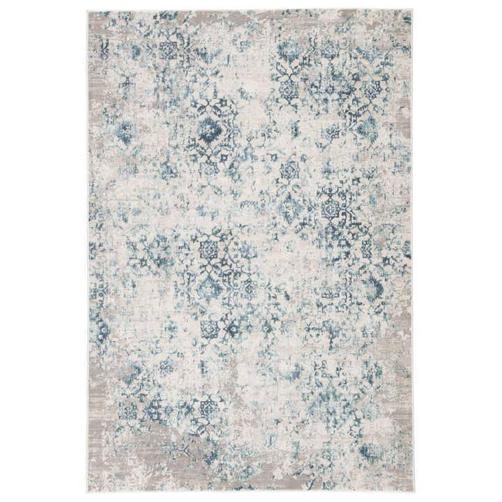 Jaipur Living Siena Damask Blue/ Ivory Area Rug (6'7"X9'6")