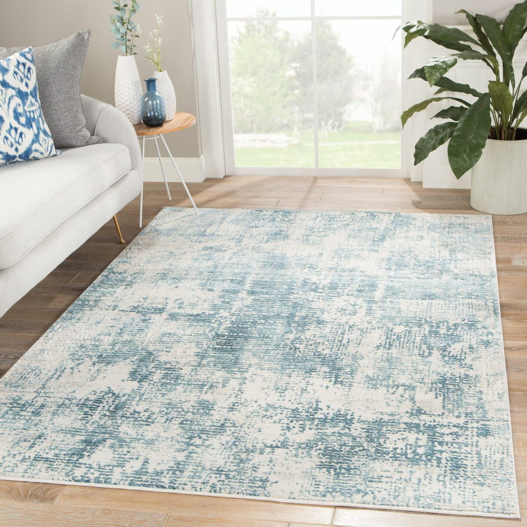 Jaipur Living Eero Abstract Blue/ Ivory Area Rug (9'2"X11'9")