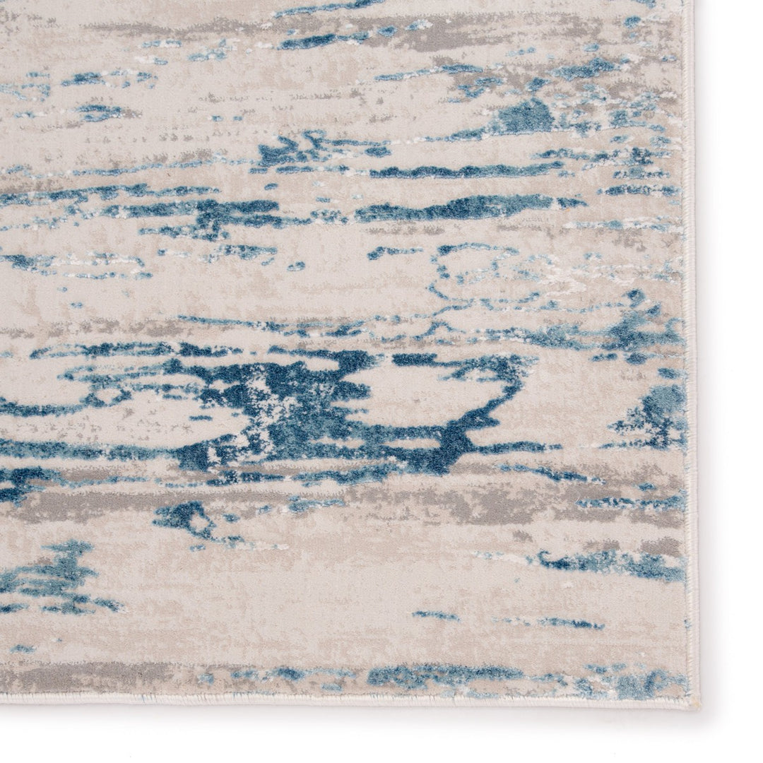 Jaipur Living Celil Abstract Ivory/ Blue Area Rug (3'11"X5'11")