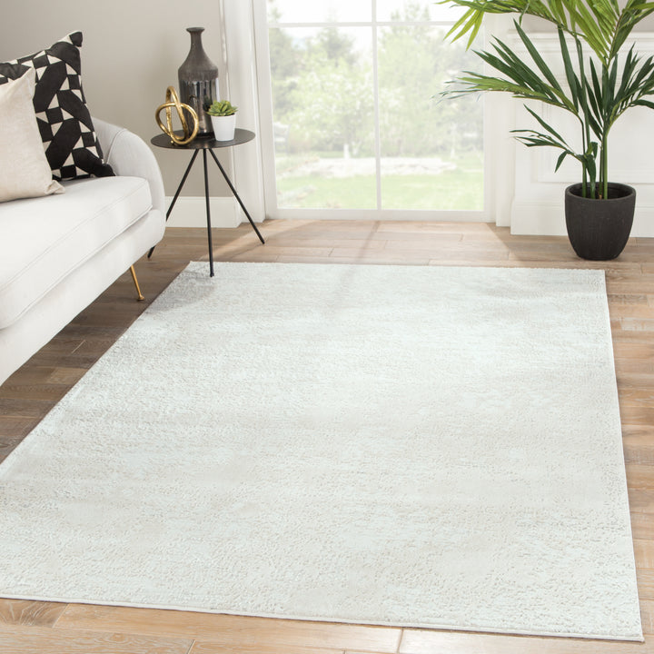 Jaipur Living Orianna Abstract Ivory/ Silver Area Rug (8'X10')