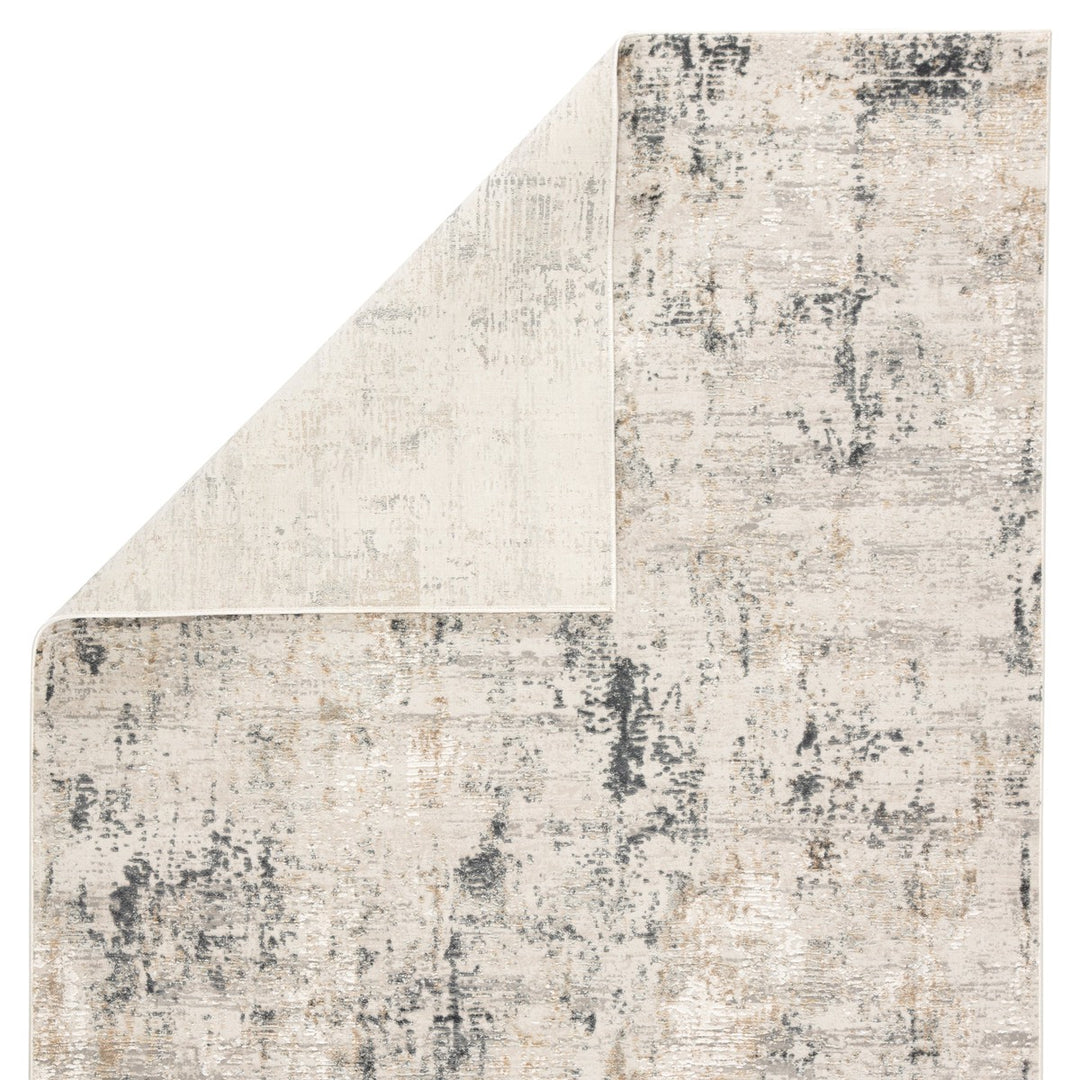 Jaipur Living Cassia Abstract Gray/ Gold Area Rug (5'3"X7'6")