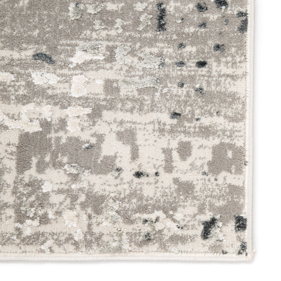 Jaipur Living Cian Abstract Gray/ Ivory Area Rug (11'10"X14')