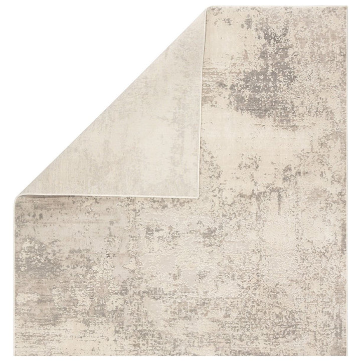 Jaipur Living Brixt Abstract Gray/ Ivory Round Area Rug (7'10" RND)