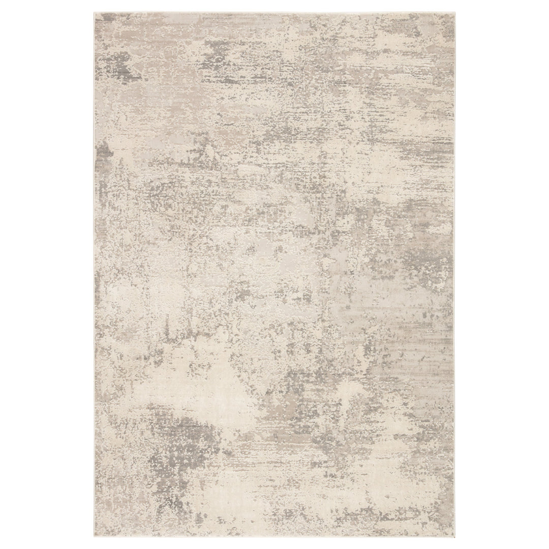 Jaipur Living Brixt Abstract Gray/ Ivory Area Rug (6'7"X9'6")