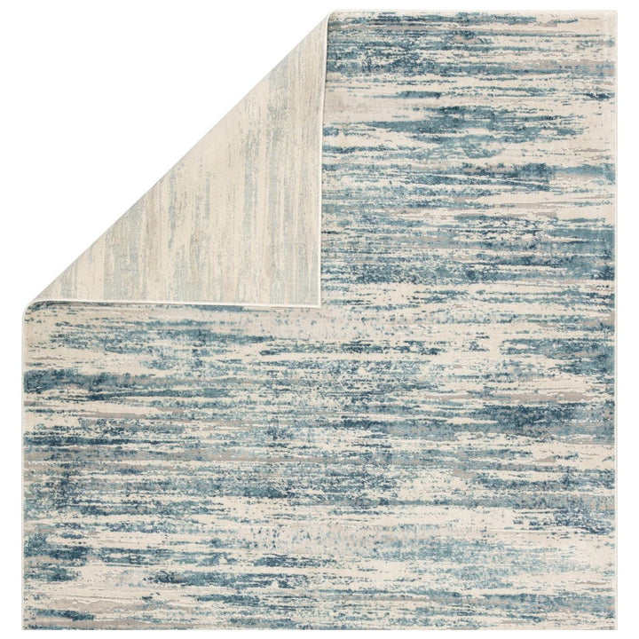 Jaipur Living Heaston Abstract Blue/ Ivory Area Rug (5'3"X7'6")