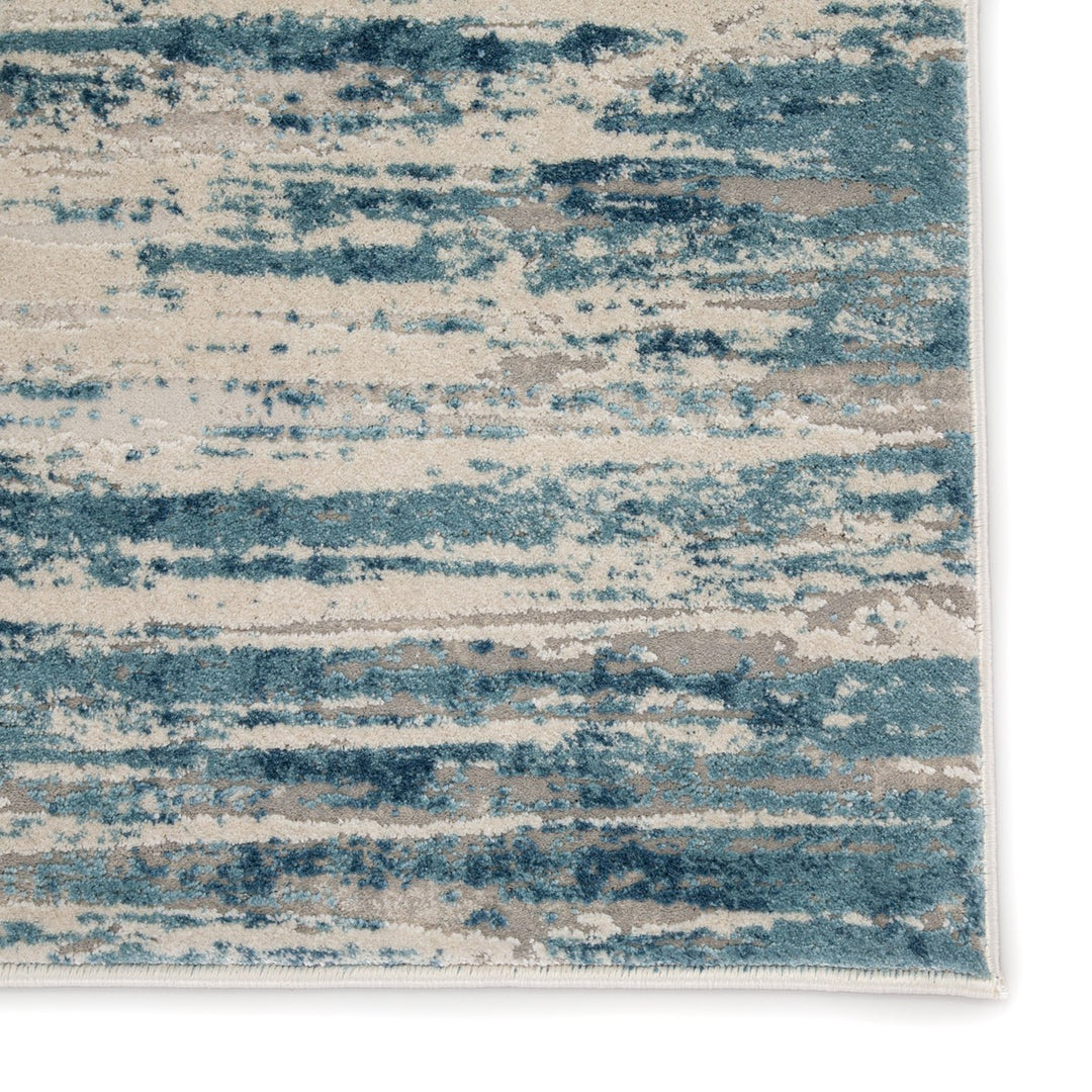 Jaipur Living Heaston Abstract Blue/ Ivory Area Rug (5'3"X7'6")