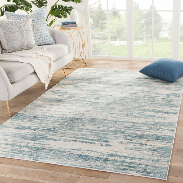 Jaipur Living Heaston Abstract Blue/ Ivory Area Rug (11'10"X14')