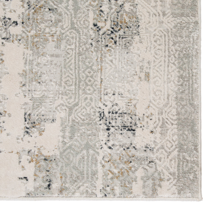 Jaipur Living Jaspal Tribal Gray/ White Area Rug (11'10"X14')