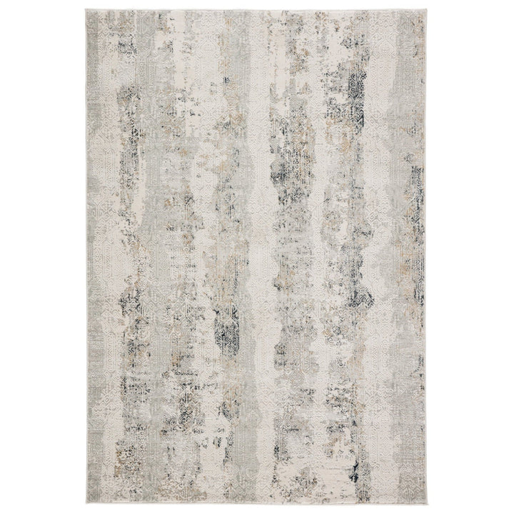 Jaipur Living Jaspal Tribal Gray/ White Area Rug (5'3"X7'6")