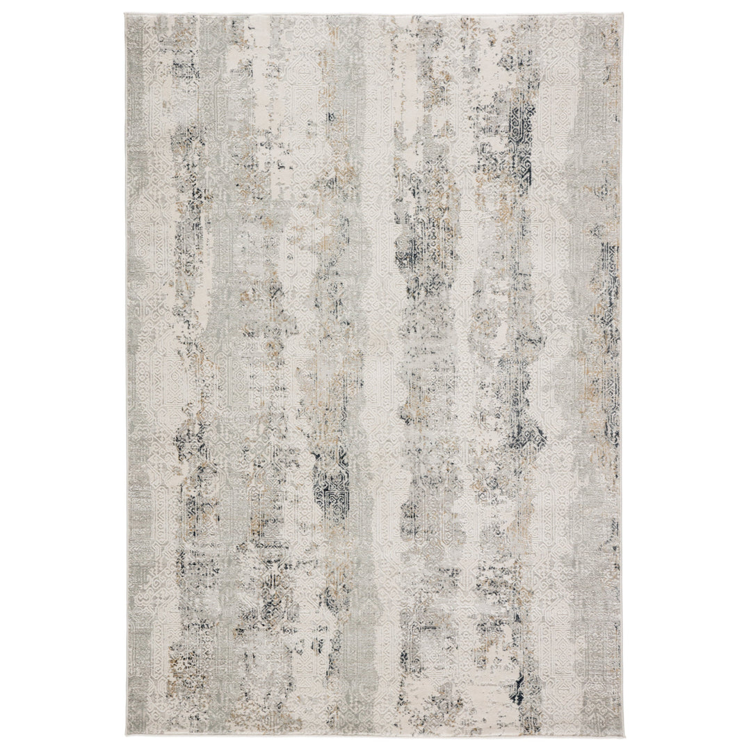 Jaipur Living Jaspal Tribal Gray/ White Area Rug (6'7"X9'6")