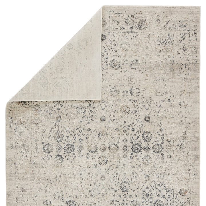 Jaipur Living Jasiel Trellis Gray/ Ivory Area Rug (5'3"X7'6")