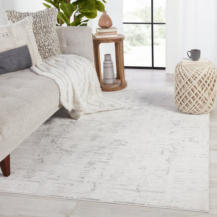 Jaipur Living Jovie Abstract Ivory/ Gray Area Rug (5'3"X7'6")