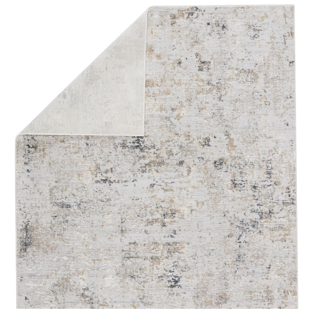 Jaipur Living Alcina Abstract Light Gray/ Gold Area Rug (9'2"X11'9")