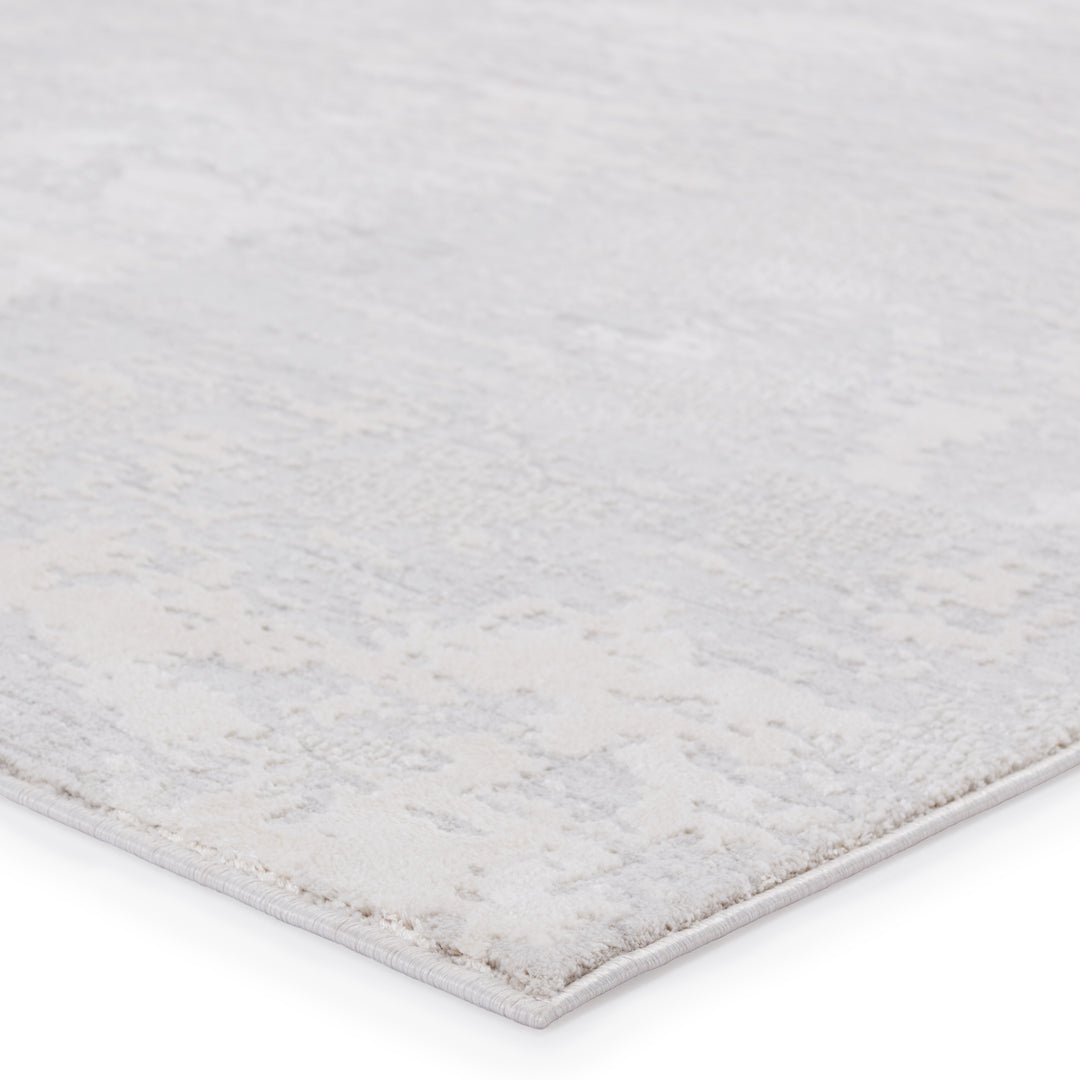 Jaipur Living Alcina Abstract Light Gray/ Cream Area Rug (6'7"X9'6")