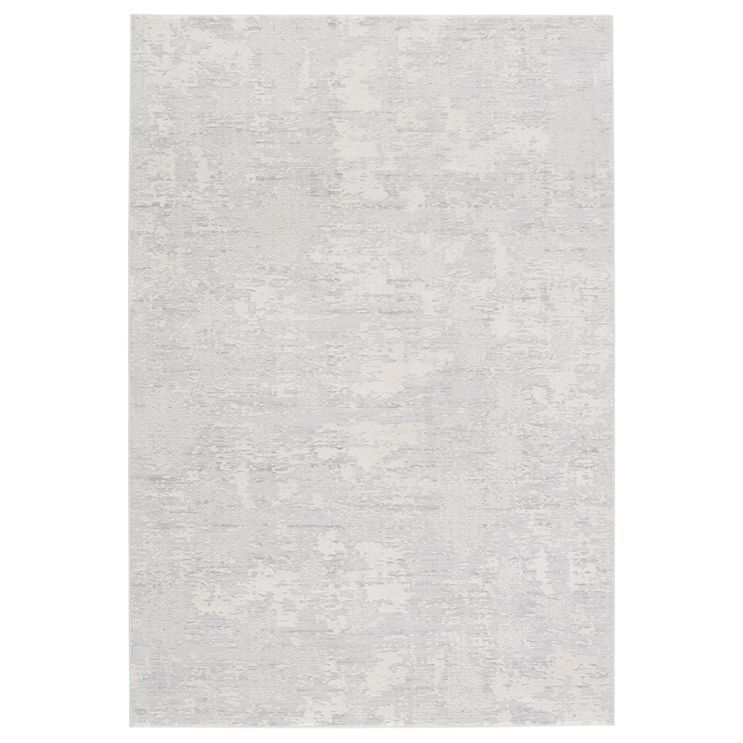 Jaipur Living Alcina Abstract Light Gray/ Cream Area Rug (6'7"X9'6")