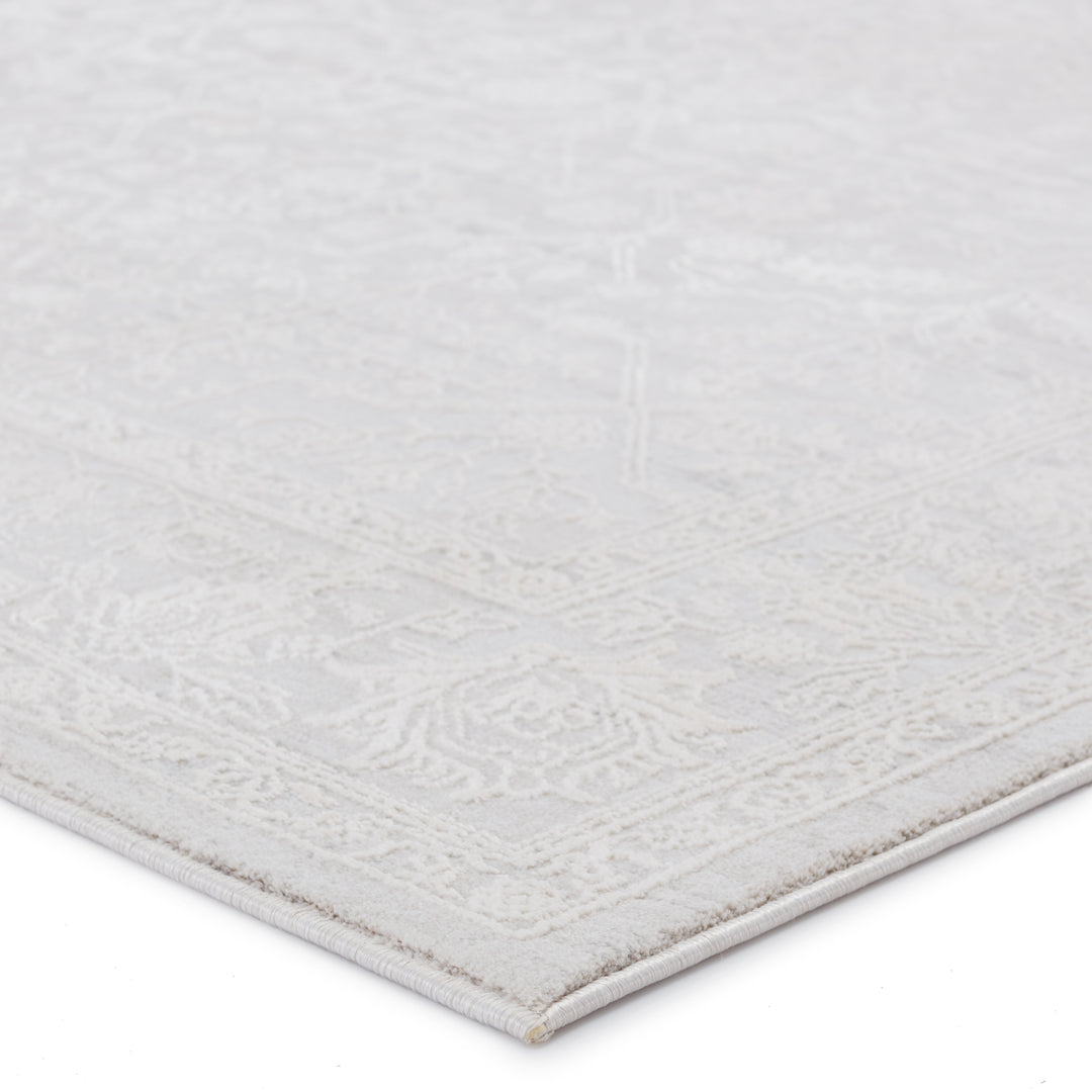 Jaipur Living Riella Floral Light Gray/ Cream Area Rug (6'7"X9'6")