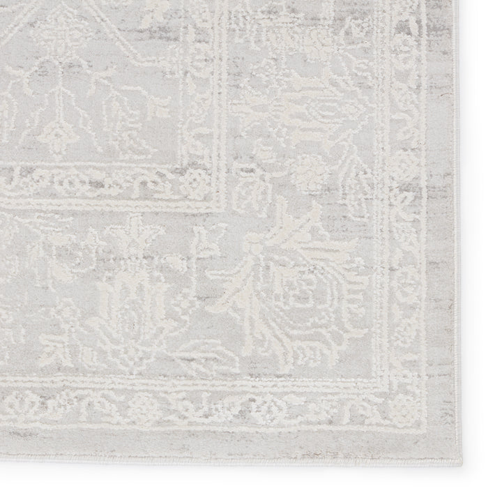 Jaipur Living Riella Floral Light Gray/ Cream Area Rug (11'10"X14')