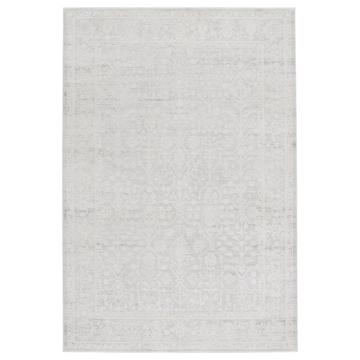 Jaipur Living Riella Floral Light Gray/ Cream Area Rug (11'10"X14')