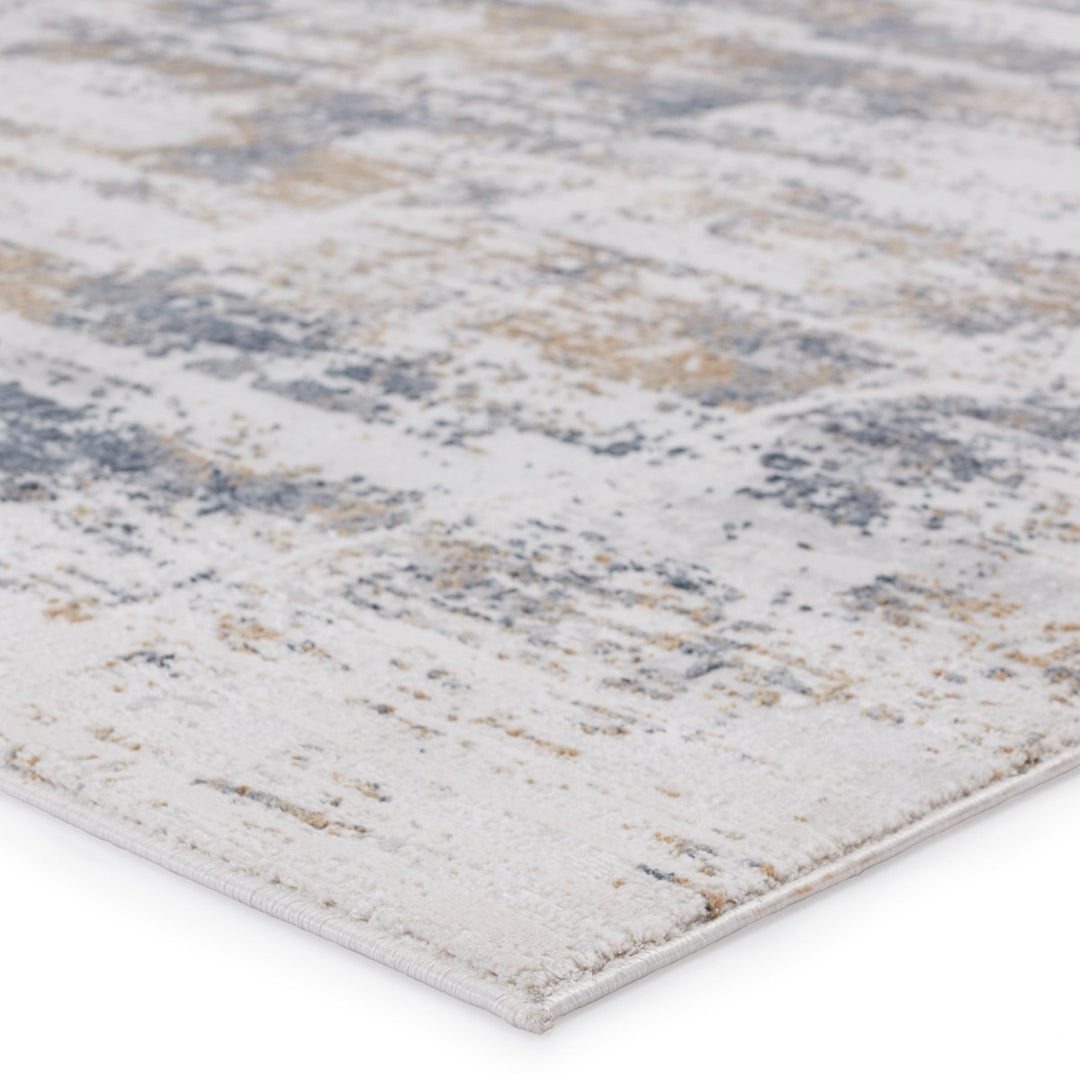 Jaipur Living Gesine Abstract Light Gray/ Gold Area Rug (5'3"X7'6")