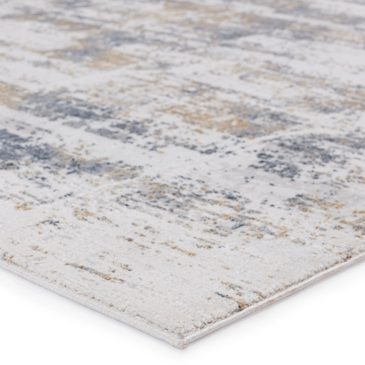 Jaipur Living Gesine Abstract Light Gray/ Gold Area Rug (6'7"X9'6")