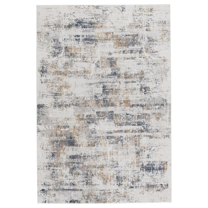 Jaipur Living Gesine Abstract Light Gray/ Gold Area Rug (6'7"X9'6")