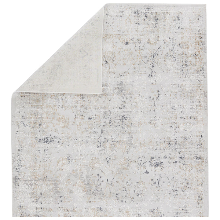 Jaipur Living Vida Abstract Light Gray/ Gold Area Rug (6'7"X9'6")