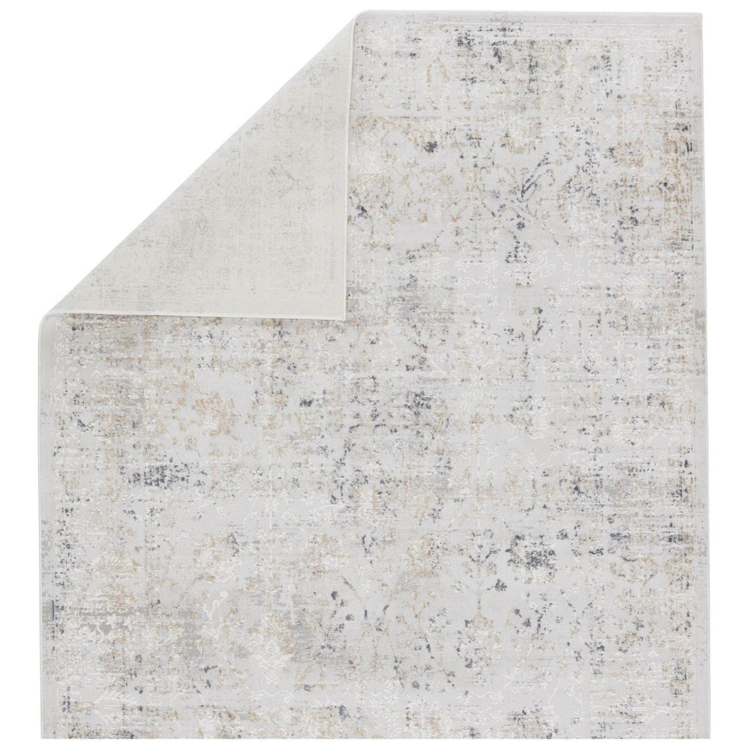 Jaipur Living Vida Abstract Light Gray/ Gold Area Rug (5'3"X7'6")