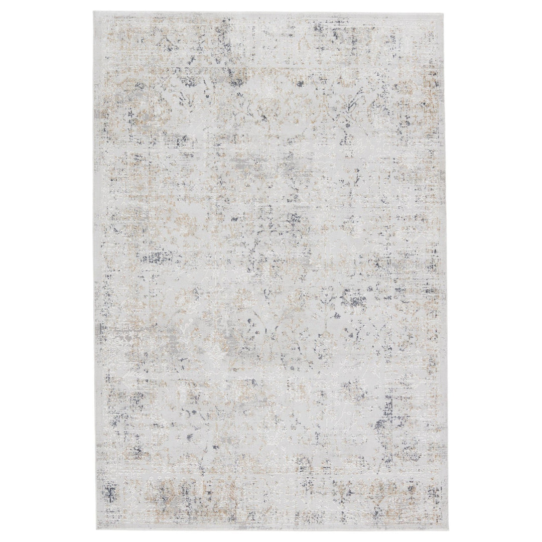 Jaipur Living Vida Abstract Light Gray/ Gold Area Rug (9'2"X11'9")