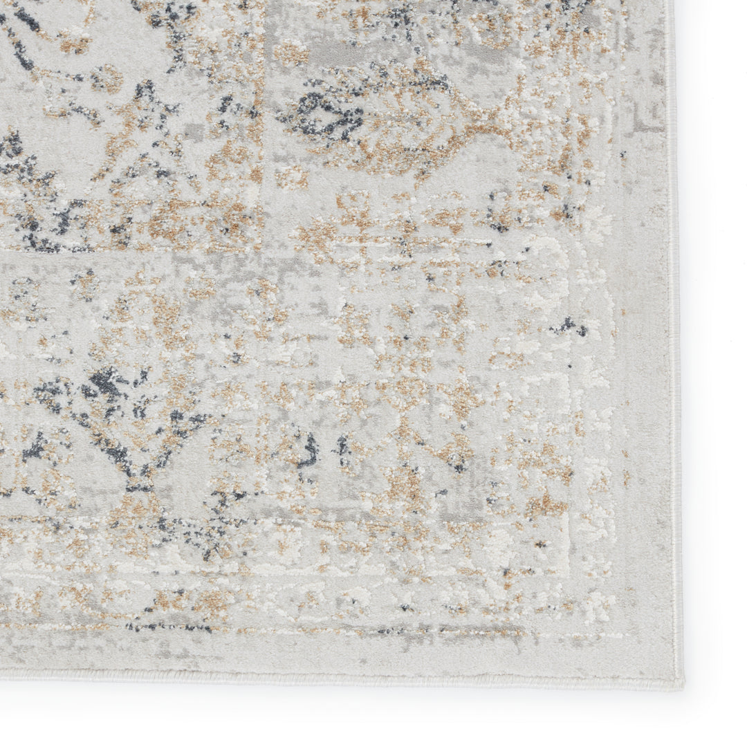 Jaipur Living Vida Abstract Light Gray/ Gold Area Rug (11'10"X14')