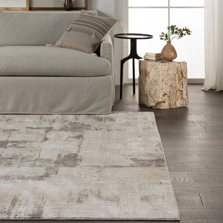 Jaipur Living Proto Abstract Cream/ Taupe Area Rug (8'X10')