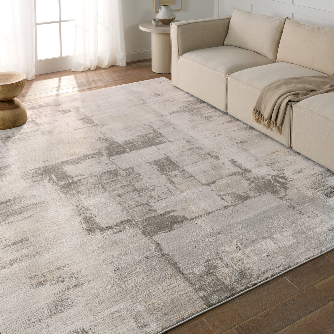 Jaipur Living Proto Abstract Cream/ Taupe Area Rug (8'X10')