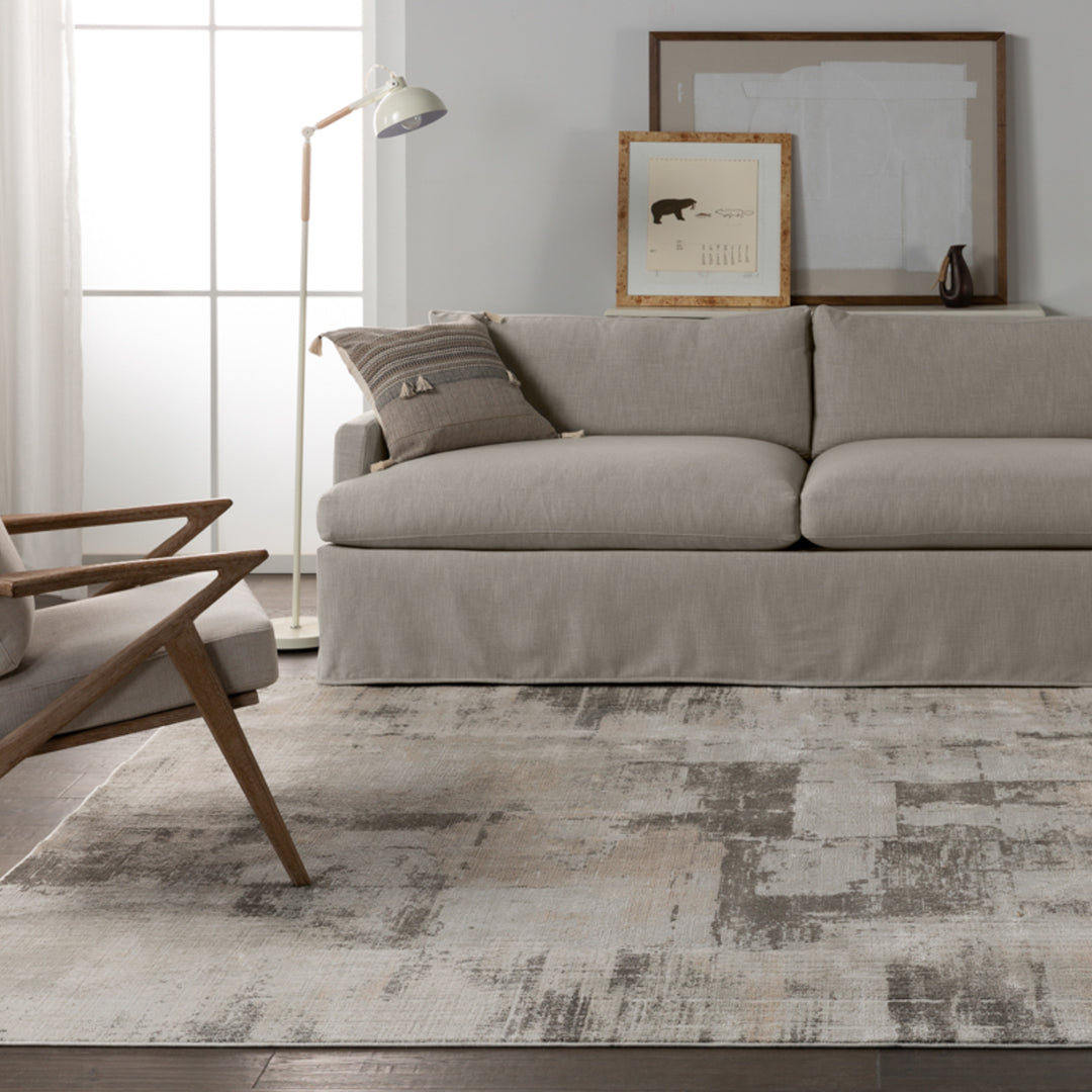 Jaipur Living Proto Abstract Cream/ Taupe Area Rug (3'11"X5'11")