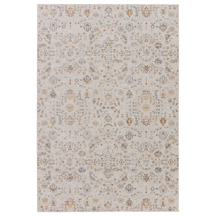 Jaipur Living Waverly Floral White/ Light Gray Area Rug (3'11"X5'11")