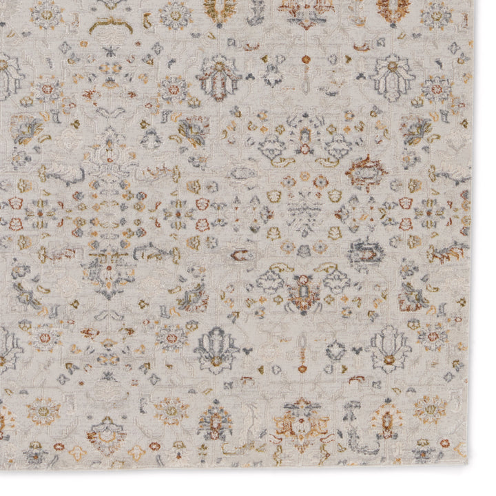 Jaipur Living Waverly Floral White/ Light Gray Area Rug (9'2"X11'9")