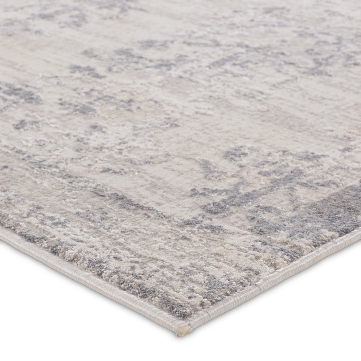 Jaipur Living Fortier Floral Silver/Slate Area Rug (3'11"X5'11")